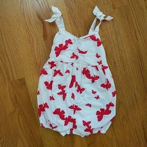 Janie and Jack Butterfly Romper 18-24M